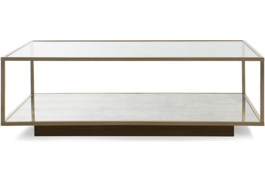 Decor Rest Milan Rectangular Coffee Table With Glass Top Stoney Creek Furniture Cocktail Coffee Tables