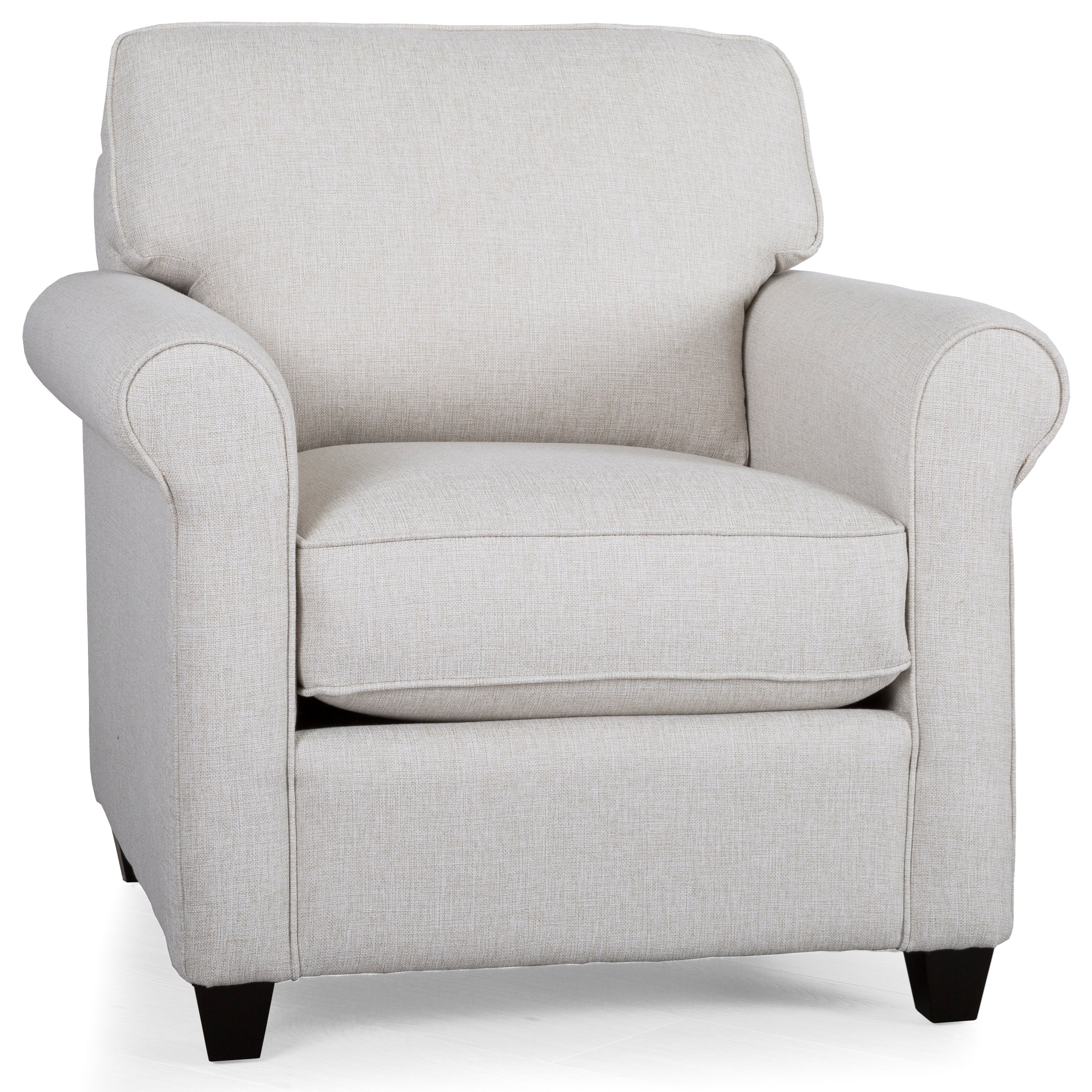 Decor Rest 2460 Casual Chair With Rolled Arms Stoney Creek