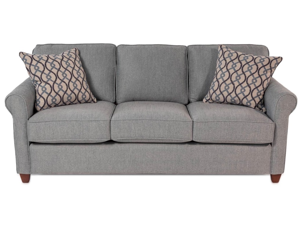 Marina Roll Arm Sofa W Casual Style By Decor Rest At Rotmans