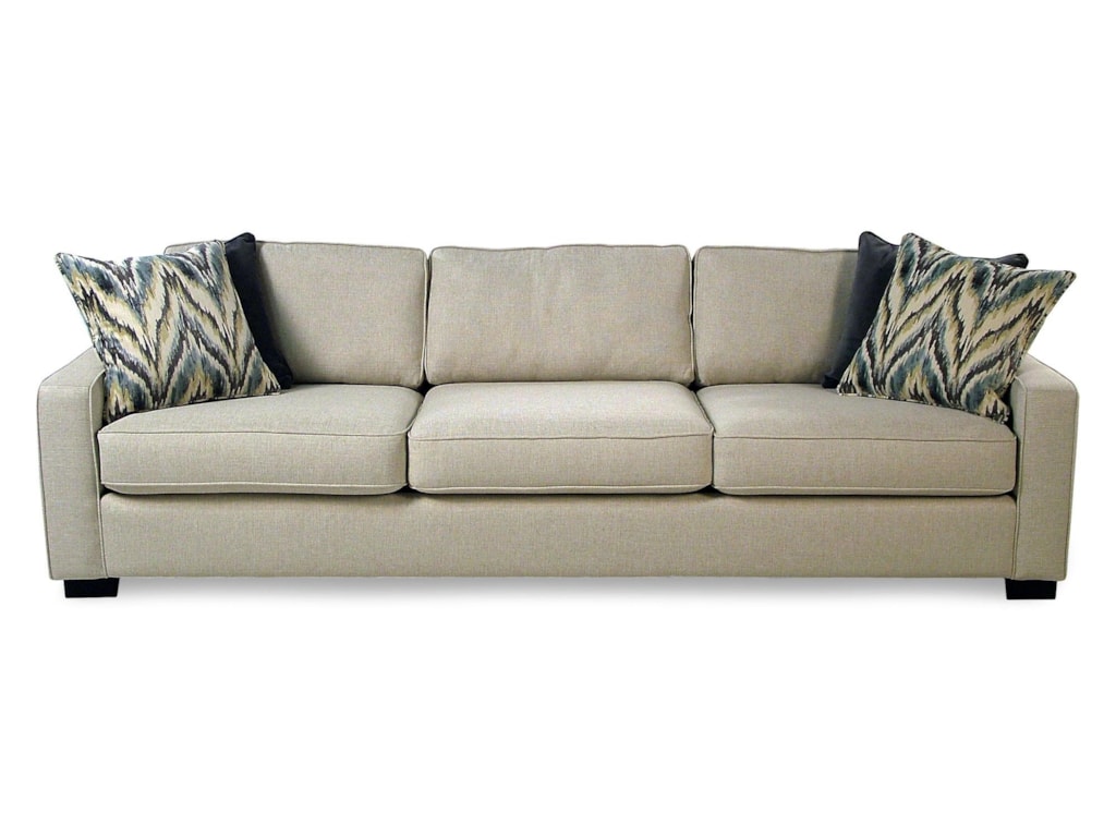 Waves Extra Long Sofa W Contemporary Style Rotmans