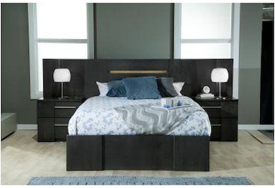 White Queen Bedroom Set With Bed Nightstands Dresser Mirror