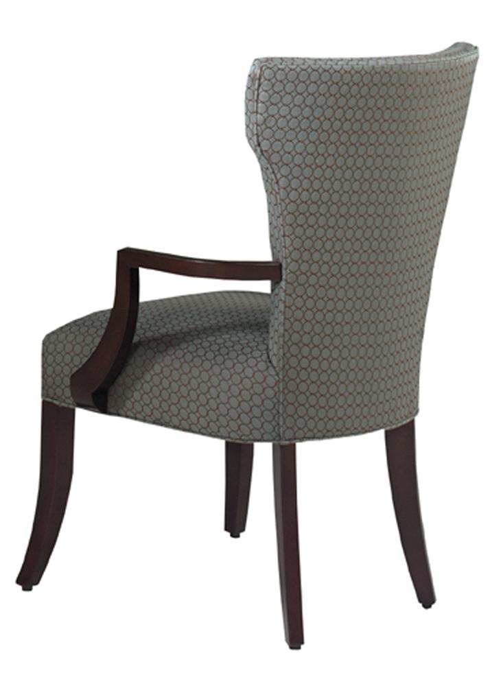 Chairs Destin Klismos Arm Chair Sprintz Furniture Dining Arm