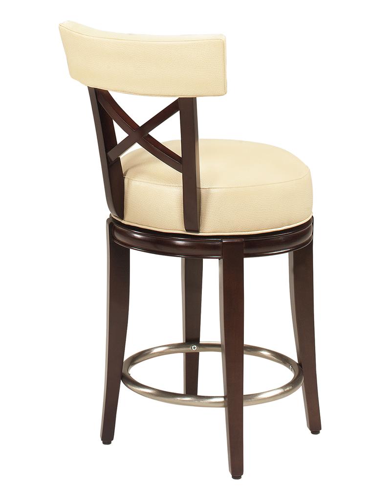 Callaway 'X' Back Swivel Counter Height Dining Stool