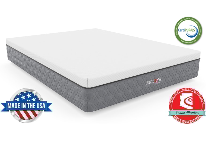 Sleep Shop Mattress Arizona Firm Dlazfm 1150 Queen 11 Firm Hybrid Bed In A Box Mattress Del Sol Furniture Mattresses