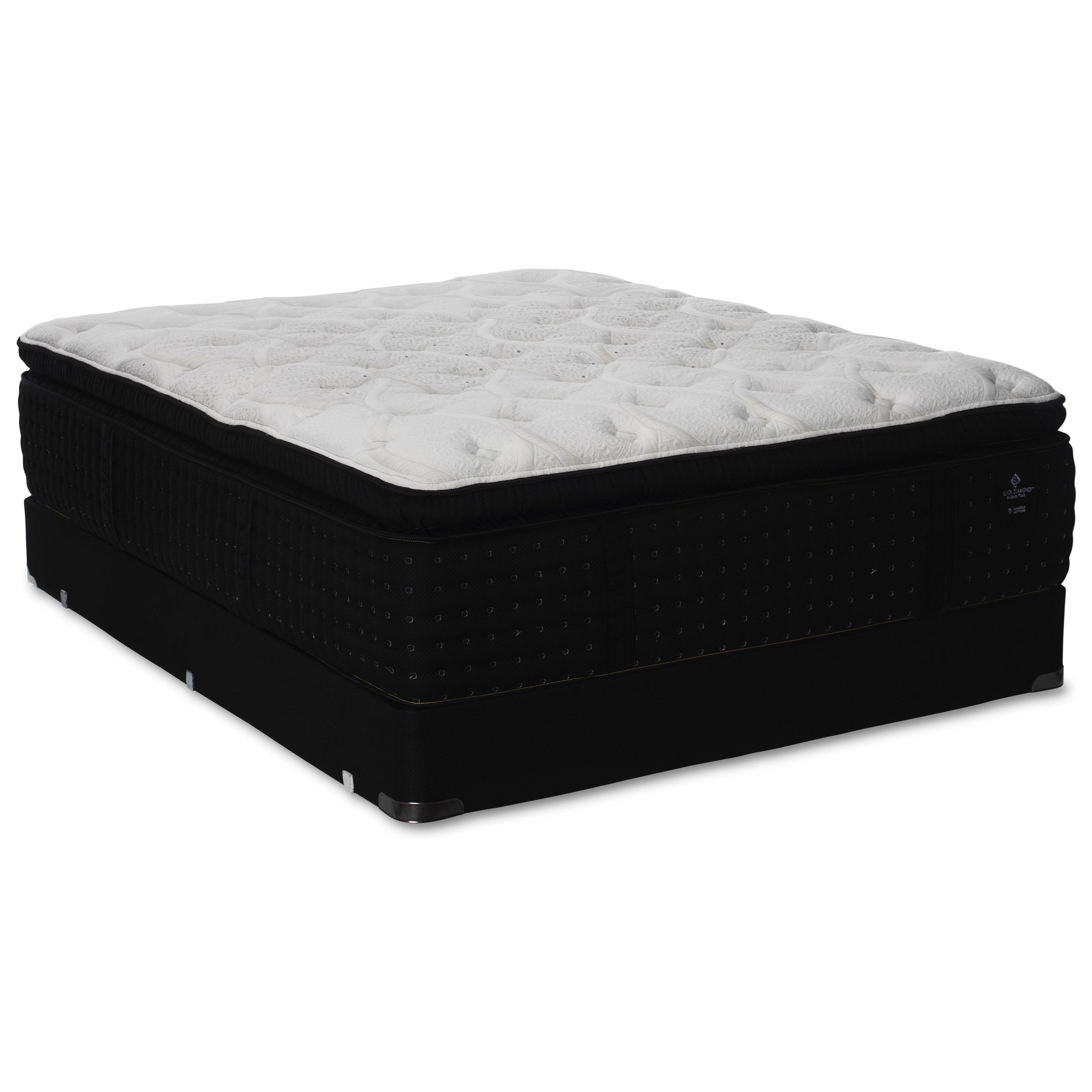 Diamond Mattress Monarch Plush Pt Bemopt Q Gbfoundation Q Queen