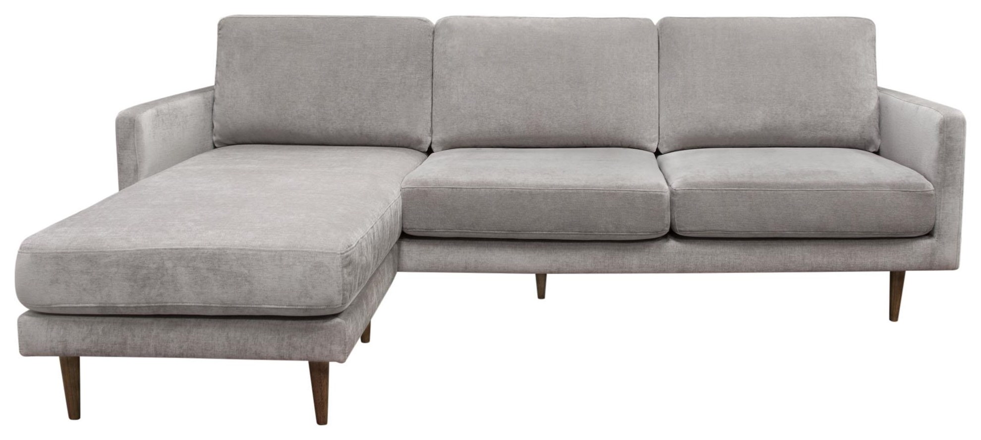 Diamond Sofa Kelsey Reversible Chaise Sectional Red Knot