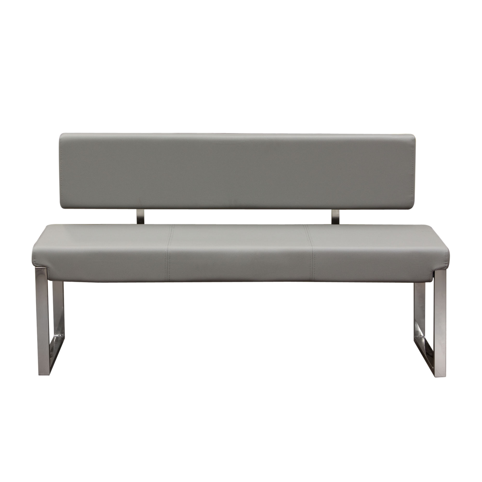 Diamond Sofa Knox Grey Bench With Back Red Knot Settees