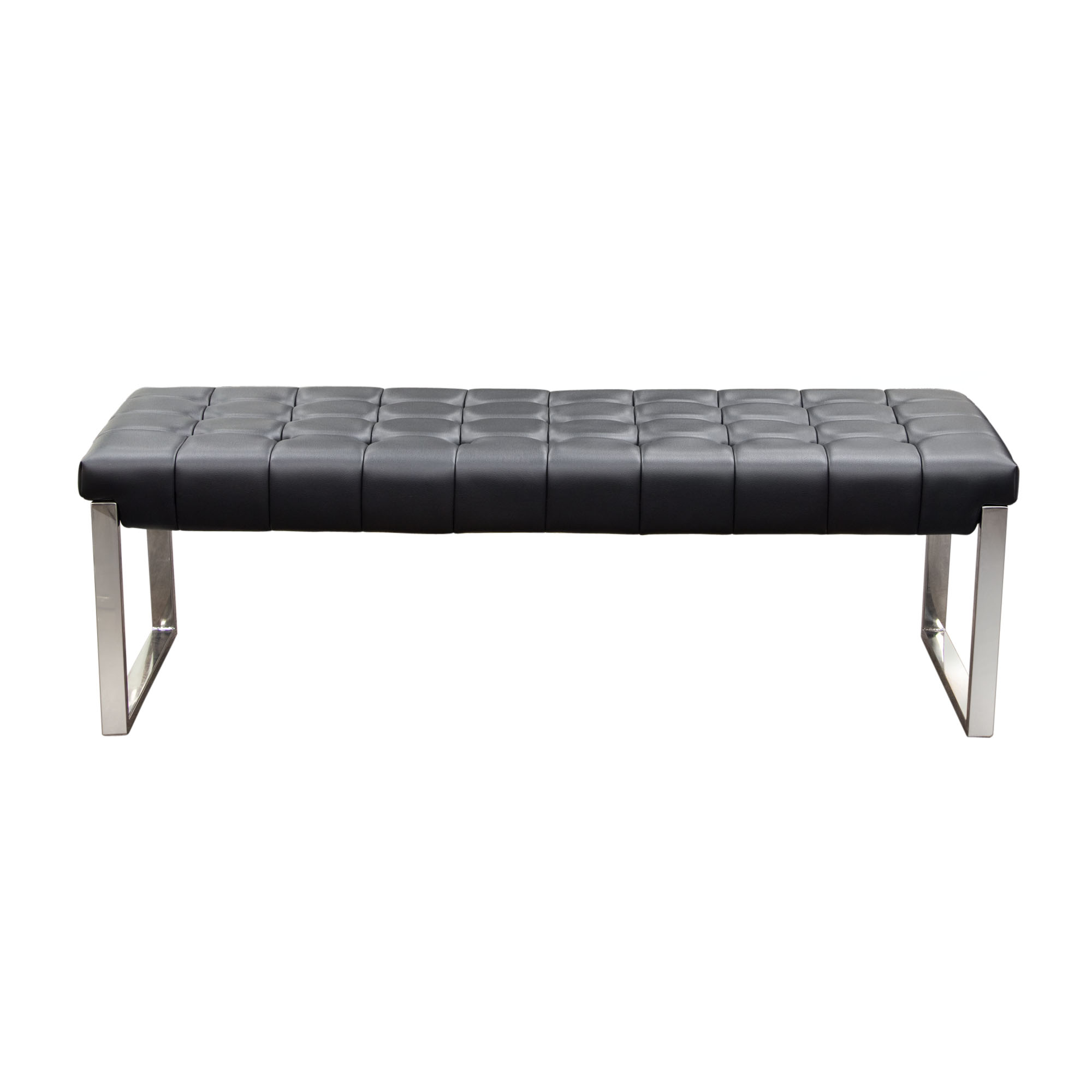 Diamond Sofa Furniture Knox Bl Knoxbebl Backless Tufted Bench With