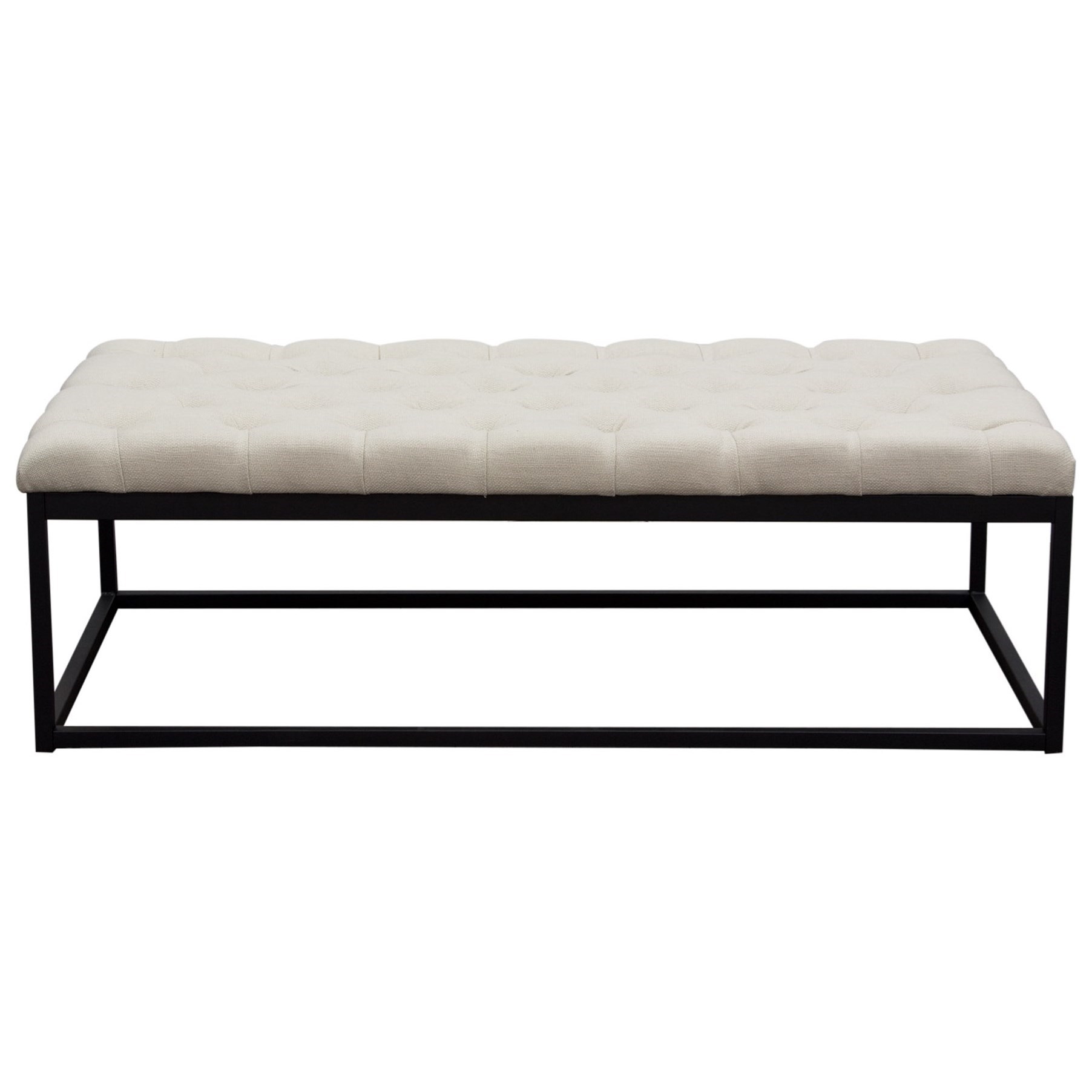 Diamond Sofa Mateo Large Bench Red Knot Upholstered Benches