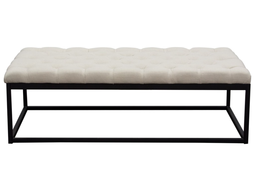 Diamond Sofa Mateo Large Bench Red Knot Upholstered Benches