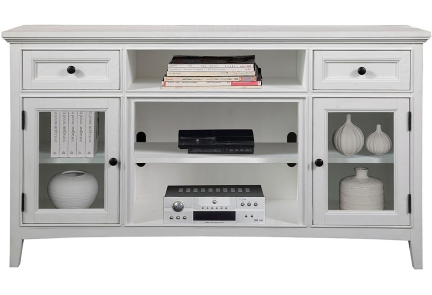 Dimplex Sophia Farmhouse Media Console With 2 Glass Doors