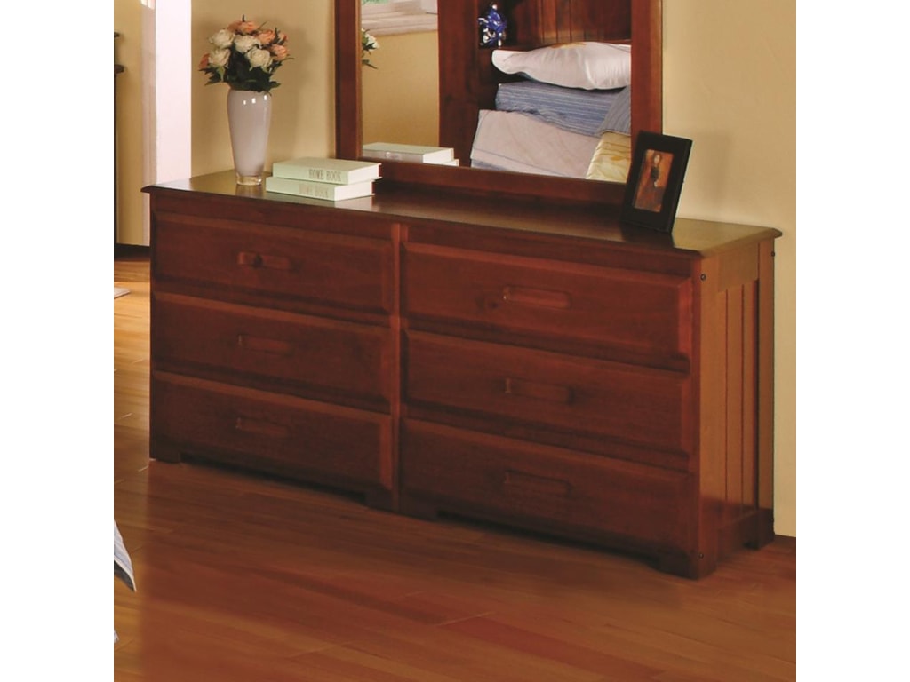 Discovery World Furniture Merlot Drawer Dresser Virginia Merlot Drawer Dresser By Discovery World Furniture