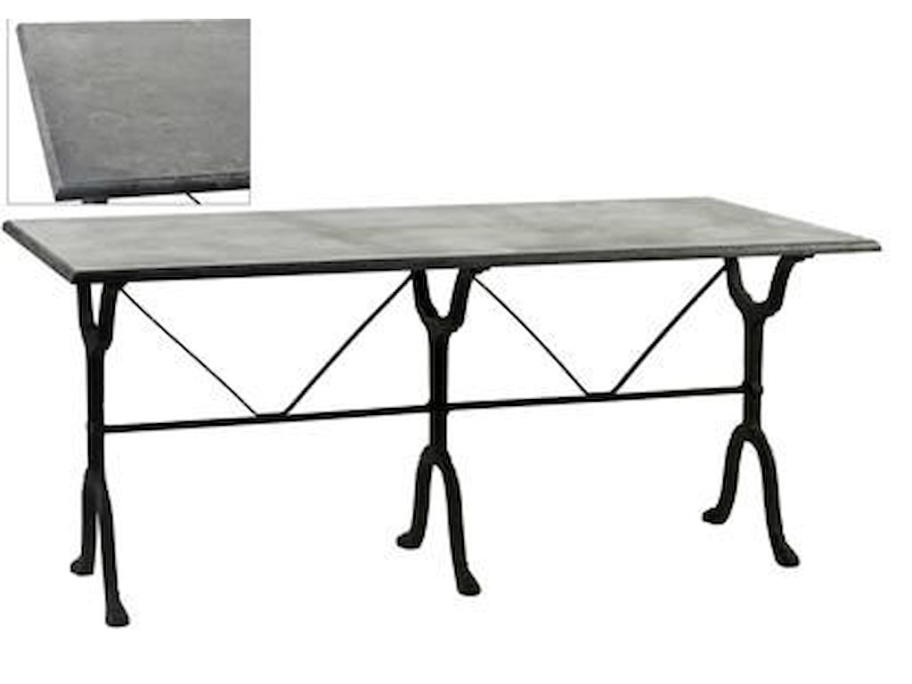 Dovetail Furniture Chauncey 703976001 Dining Table With Blue Dovetail Furniture Chauncey 703976001 Dining Table With Blue