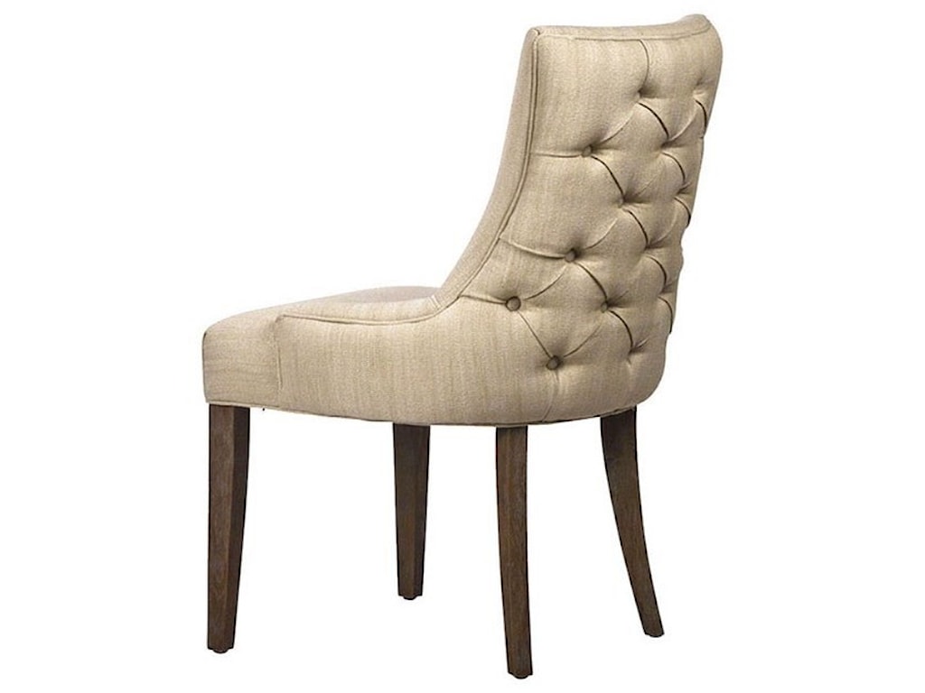 Dovetail Furniture Dara Dara Dining Chair With Tufted Back