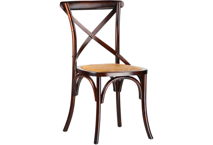 Dovetail Furniture Gaston Dov719 X Back Side Chair Hudson S Furniture Dining Side Chairs