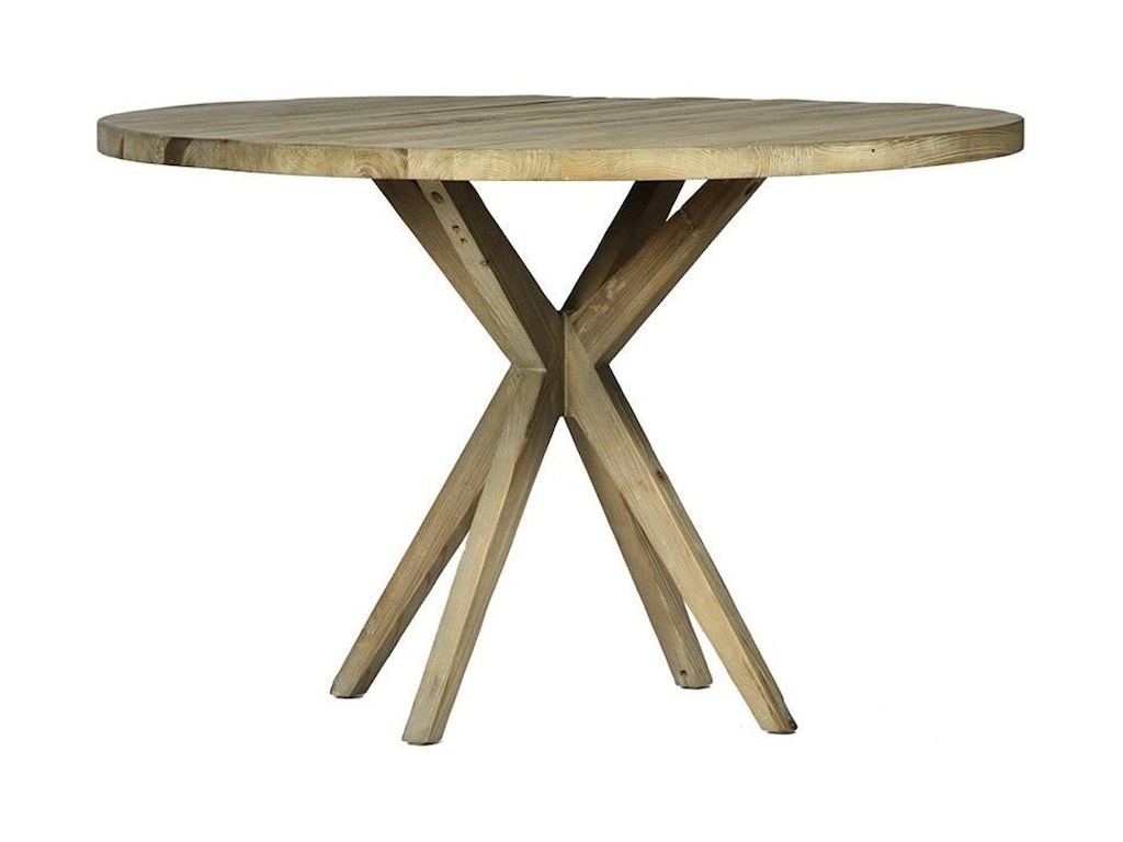 Dovetail Furniture Mallory Round Single Pedestal Table Dovetail Furniture Mallory Round Single Pedestal Table