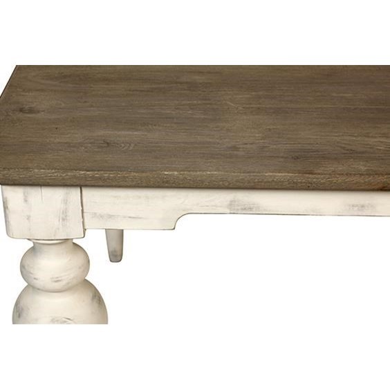 Dovetail Furniture Middleton Dining Table With Turned Legs