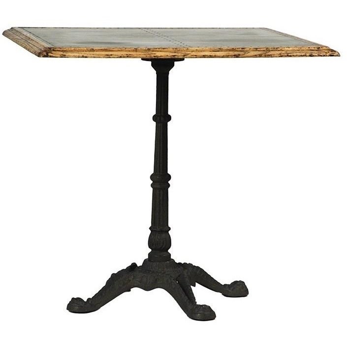 French Kitchen Round Bistro Table Marble Dining Table With French