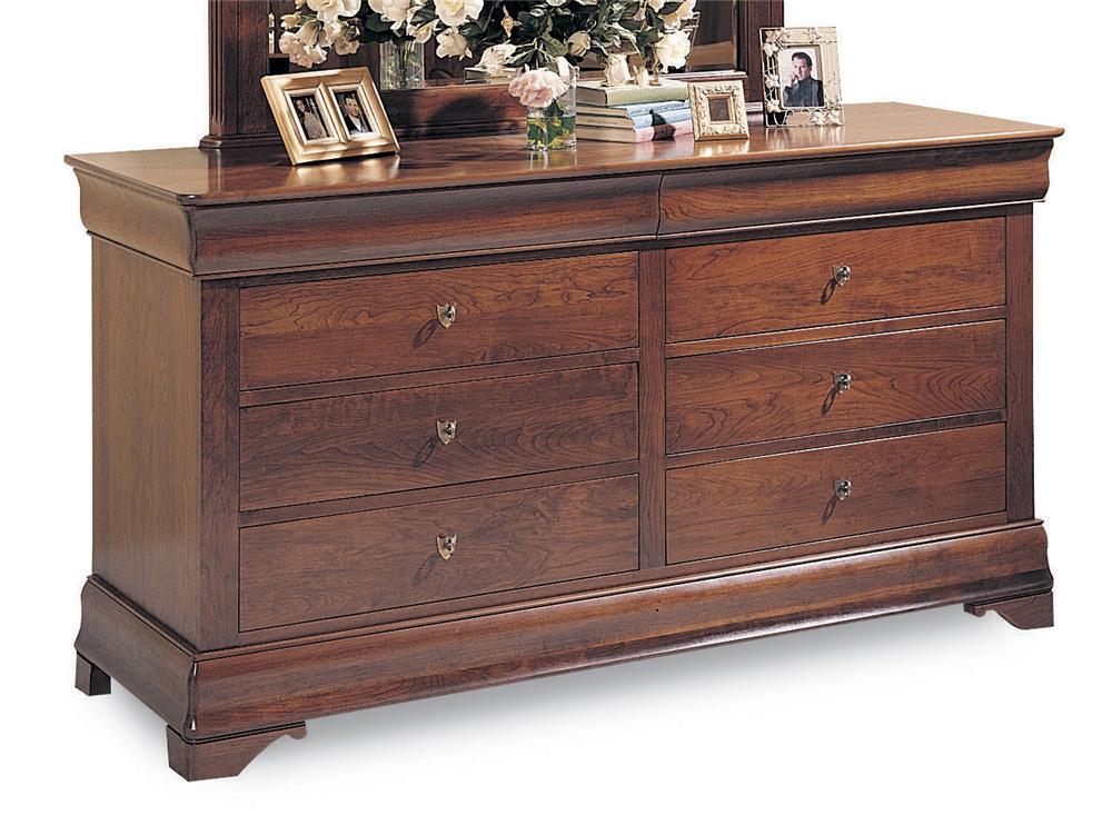 Durham Chateau Fontaine Traditional Solid Wood 8 Drawer Double