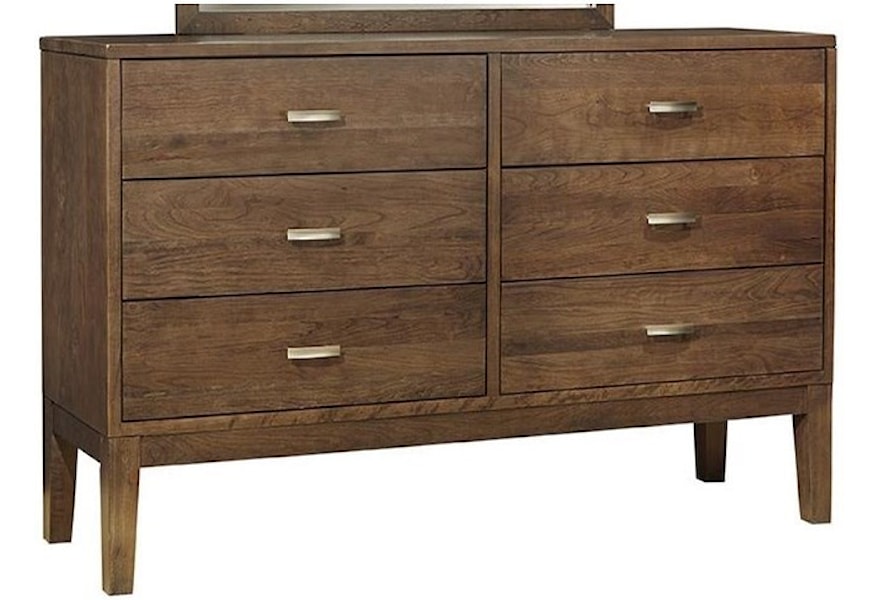 Durham Defined Distinction Solid Wood Dresser With 6 Soft Close