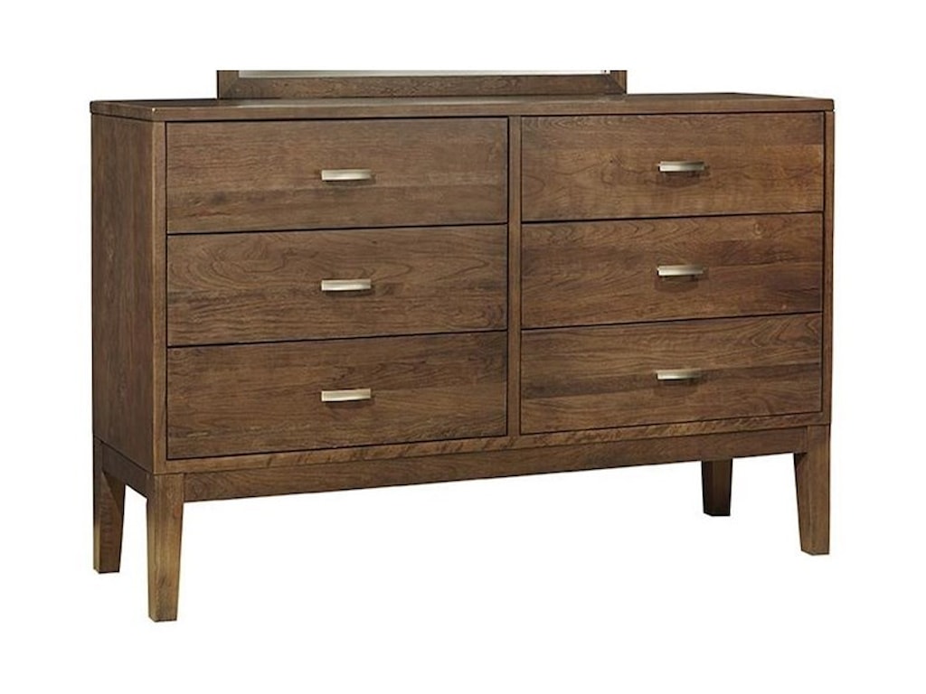 Durham Defined Distinction Solid Wood Dresser With 6 Soft Close