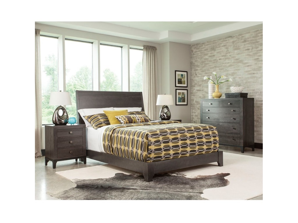 Durham Front StreetKing Panel Bed