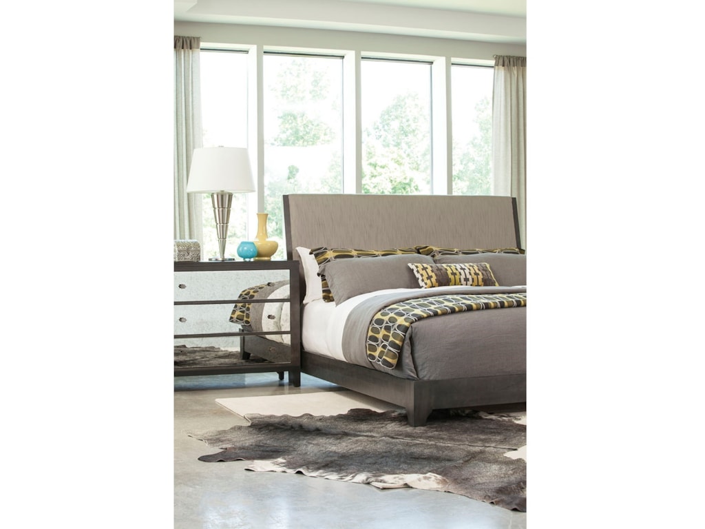 Durham Front StreetKing Upholstered Bed