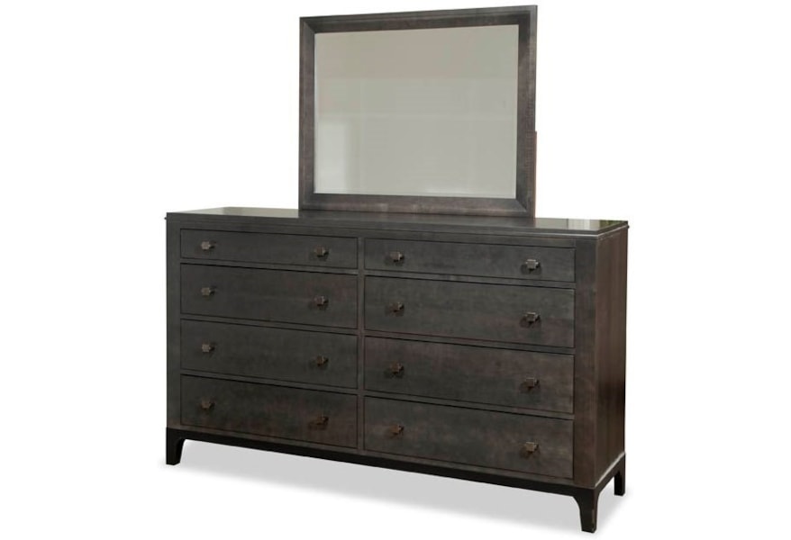 Durham Front Street 8 Drawer Dresser And Mirror Set Stuckey