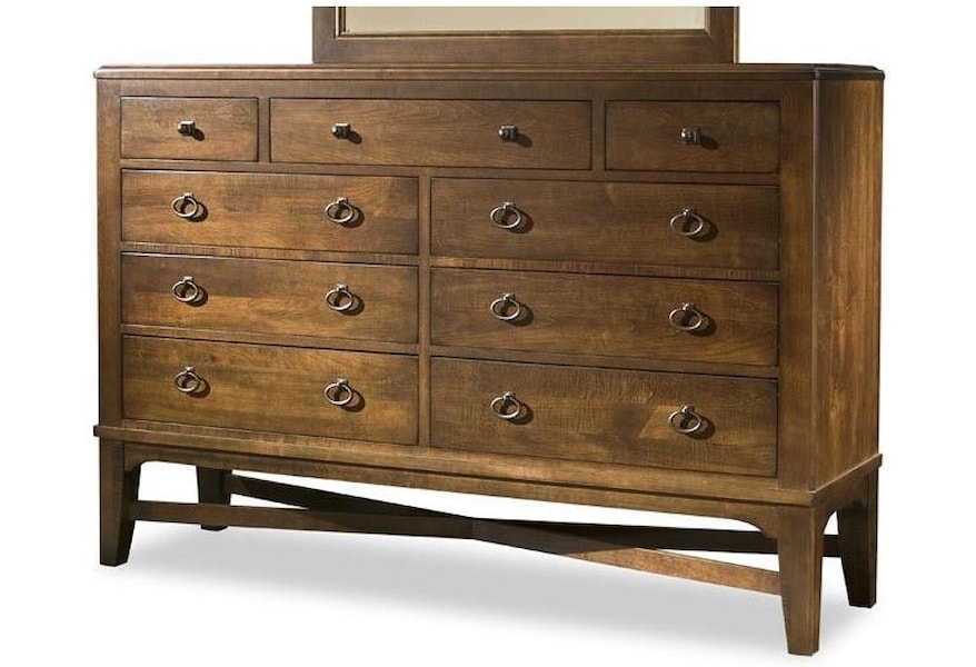 Durham Glen Terrace Tall 9 Drawer Dresser With Cedar Lined Bottom