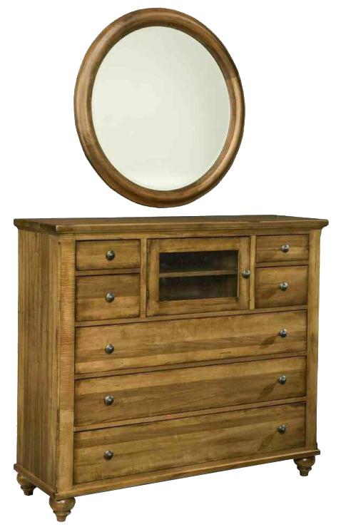 Durham Hudson Falls Creative Round Mirror For Bedroom Wall Use