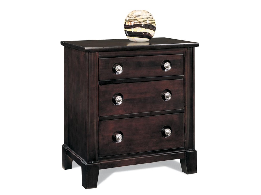 Durham Manhattan 3 Drawer Night Stand Reid S Furniture Stands Durham Manhattan Night Stand