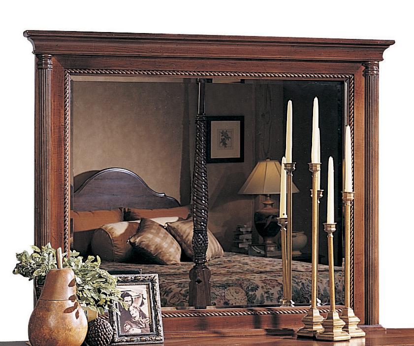 Durham Saville Row Traditional Solid Wood Landscape Mirror