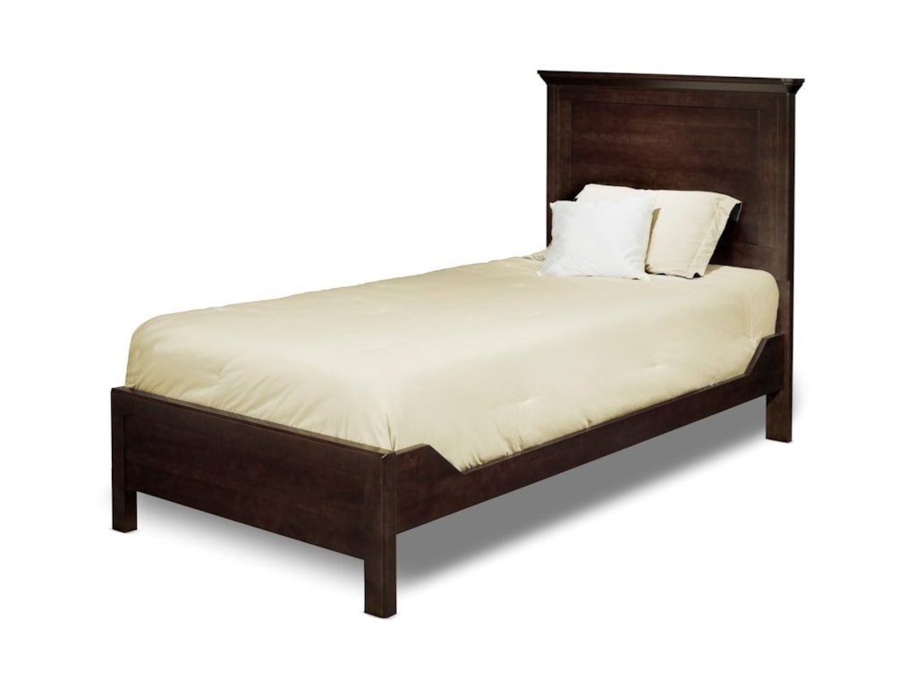Durham Solid ChoicesFull Transitional Panel Bed