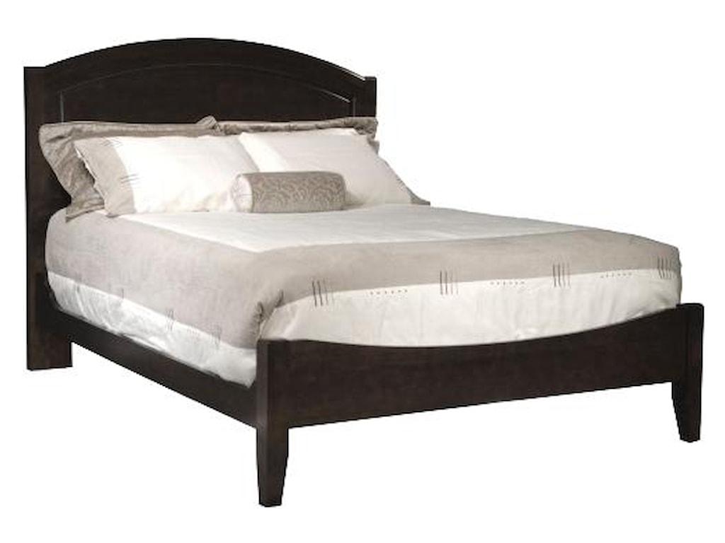 Durham Solid Choices Queen Size Panel Bed With Clic Rounded Durham Solid Choicesqueen Size Rounded Panel Bed