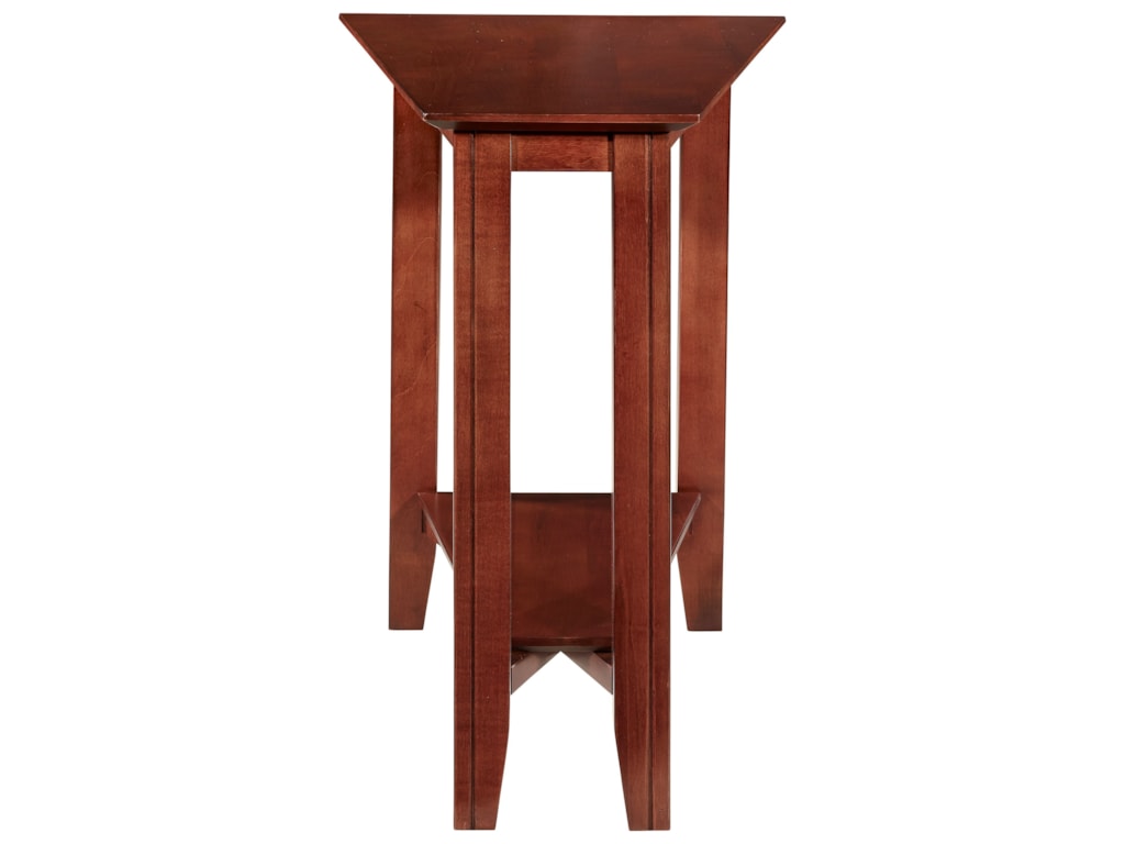 Durham Solid ChoicesEclectic Shelf Wedge Table
