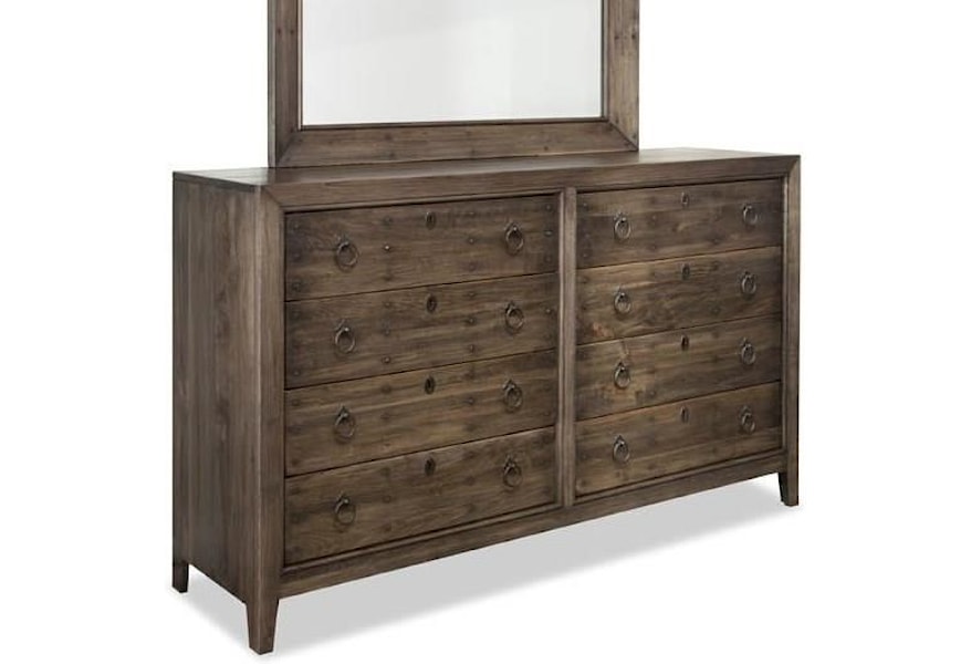 Durham The Distillery Eight Drawer Dresser With Soft Close Guides