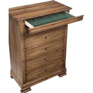 Durham Vineyard Creek Decorative Drawer Chest With Hidden Jewelry