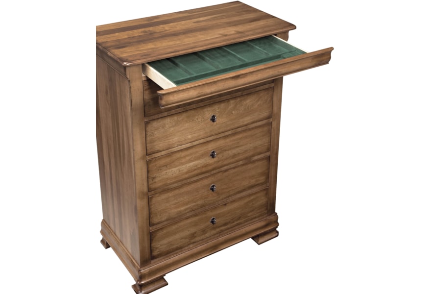 Durham Vineyard Creek Decorative Drawer Chest With Hidden Jewelry