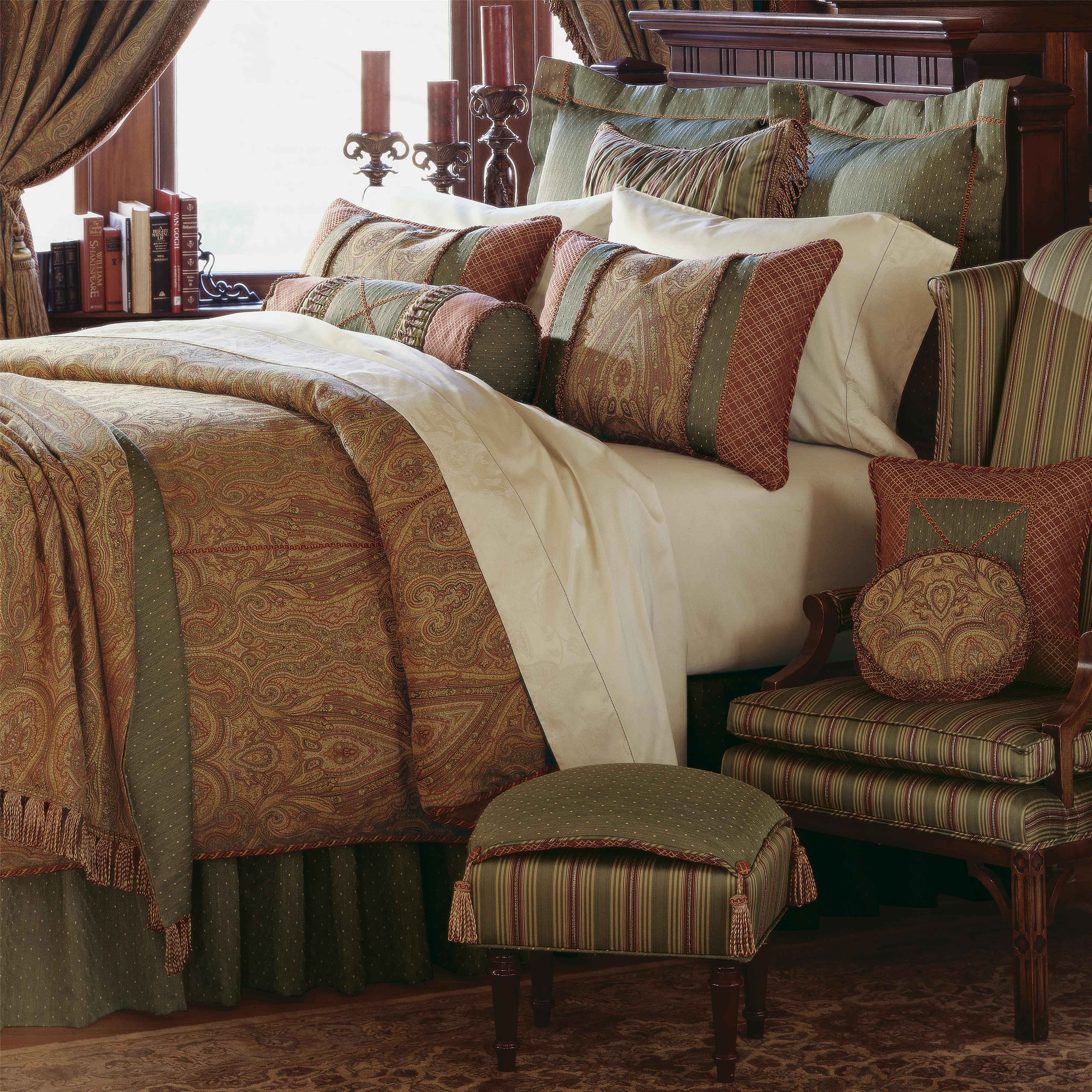 Eastern Accents Glenwood Full Bed Skirt Jacksonville Furniture Mart Bedding Bed Skirt