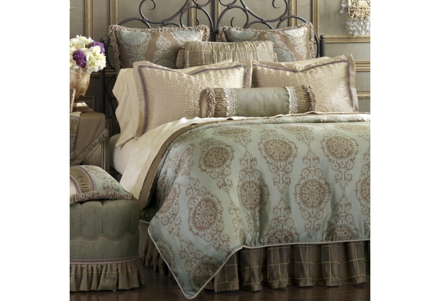 Eastern Accents Marbella King Bed Skirt Jacksonville Furniture Mart Bedding Bed Skirt