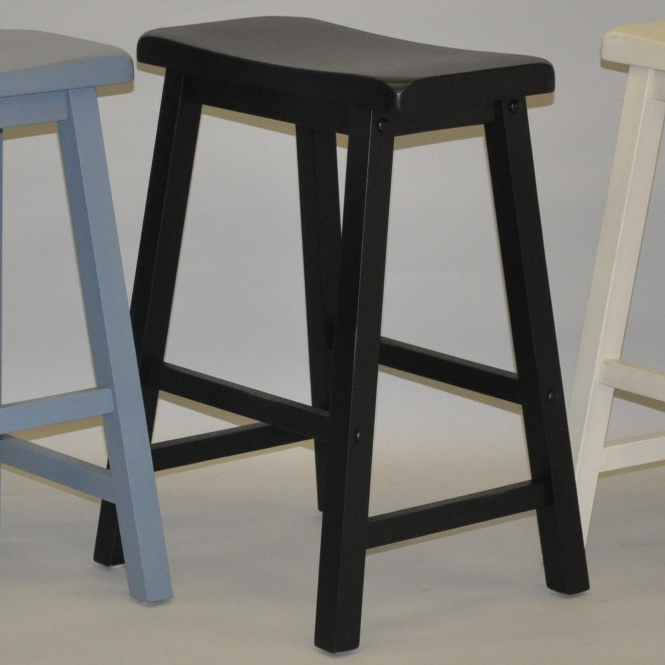 E C I Furniture Bar Stools 24 Saddle Stool Johnny Janosik Bar Stools
