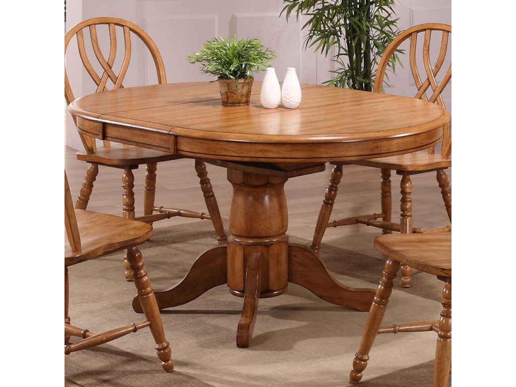 ECI Furniture Dining Single Pedestal Table ECI Furniture Dining Single Pedestal Table