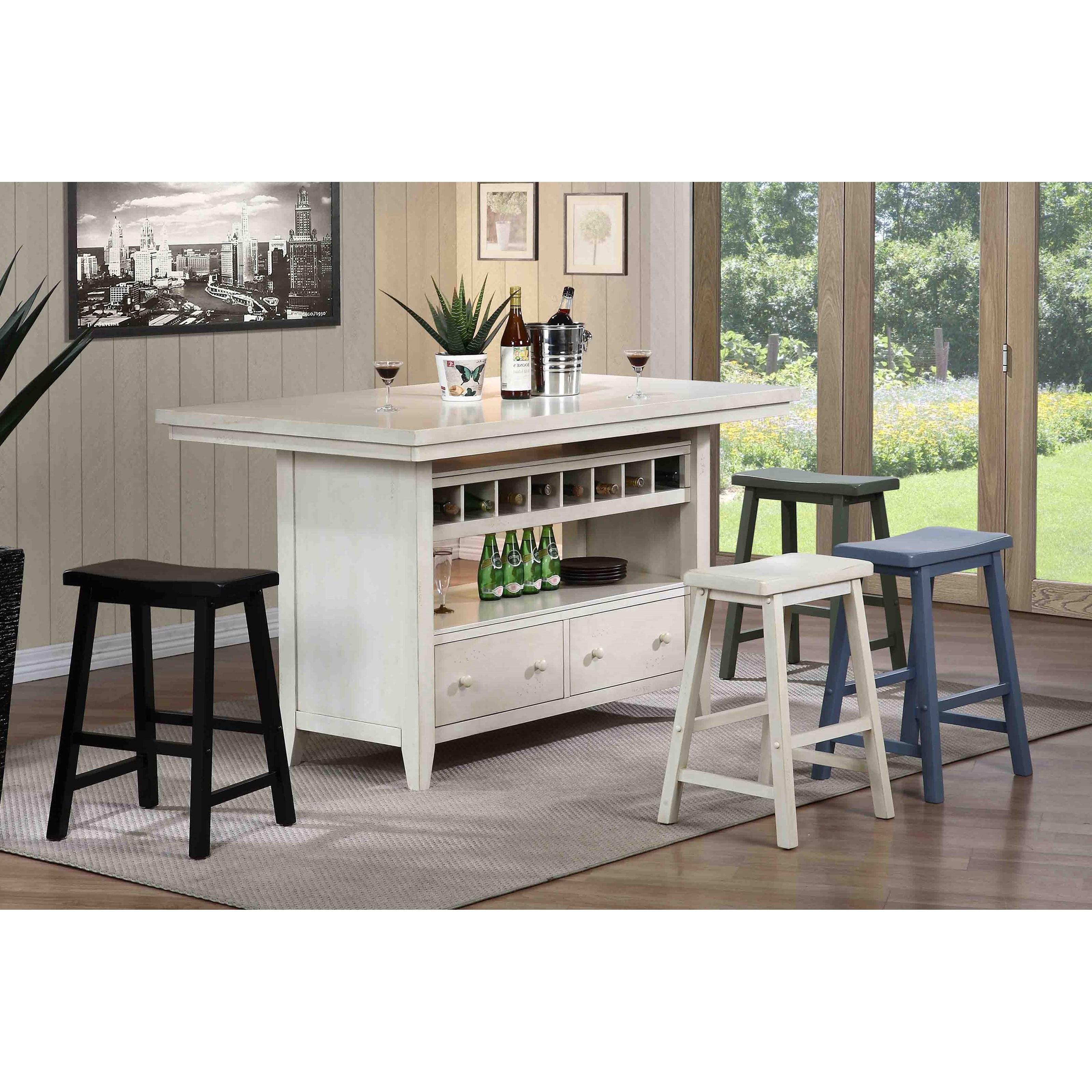E C I Furniture Dining Casual Kitchen Island Group Northeast