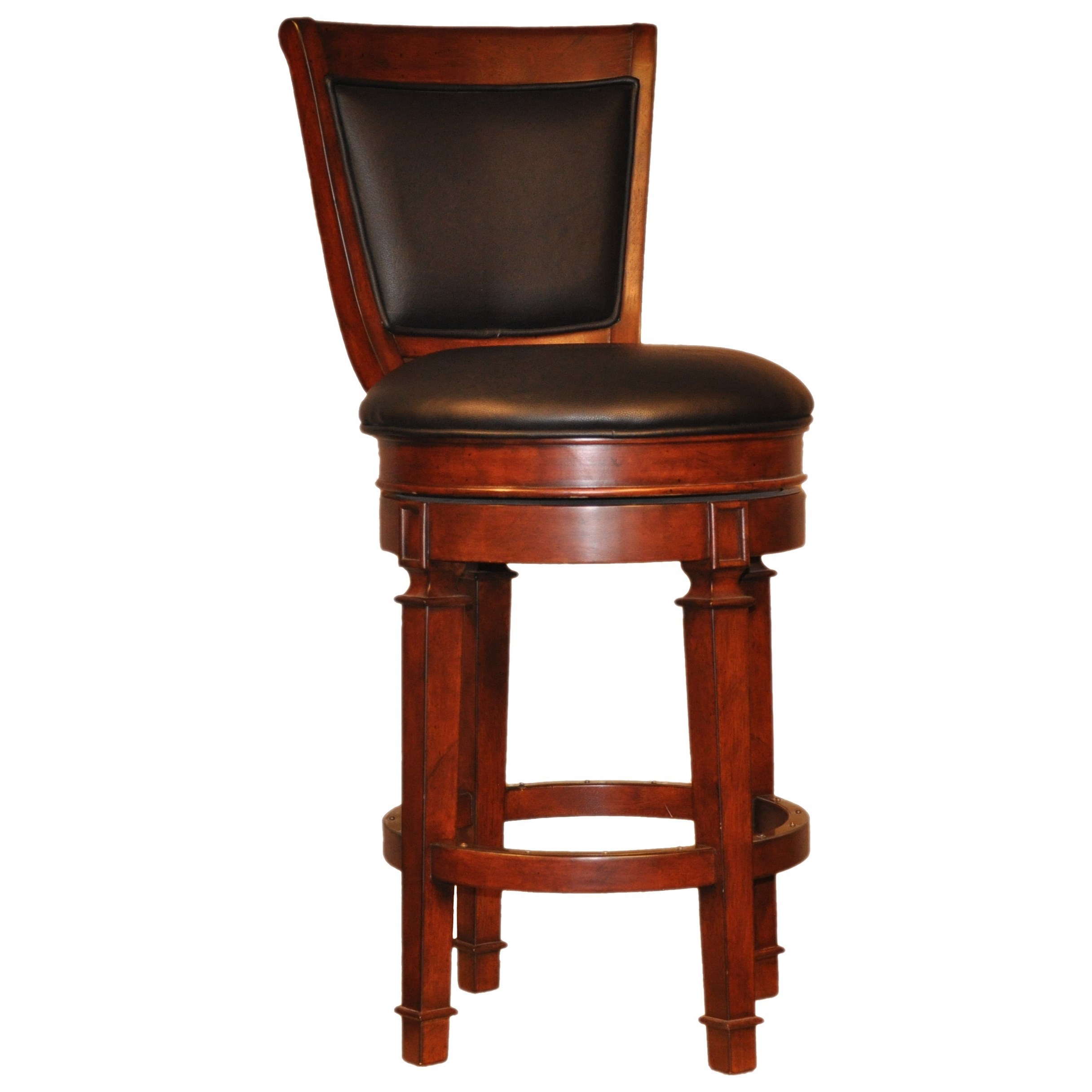 E C I Furniture Monticello 1200 35 Pgs Swivel Barstool With Upholstered Seat And Back Becker Furniture Bar Stools