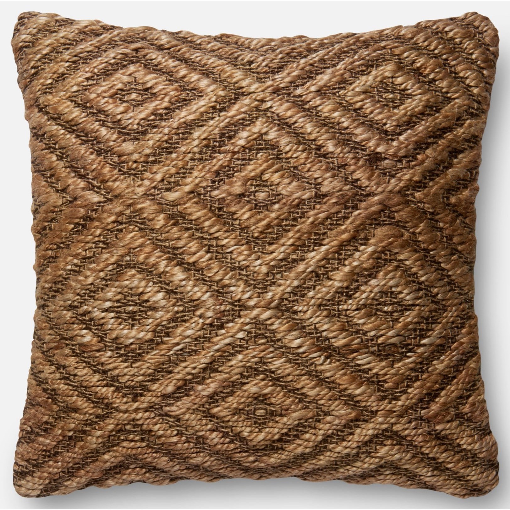 jute throw pillow