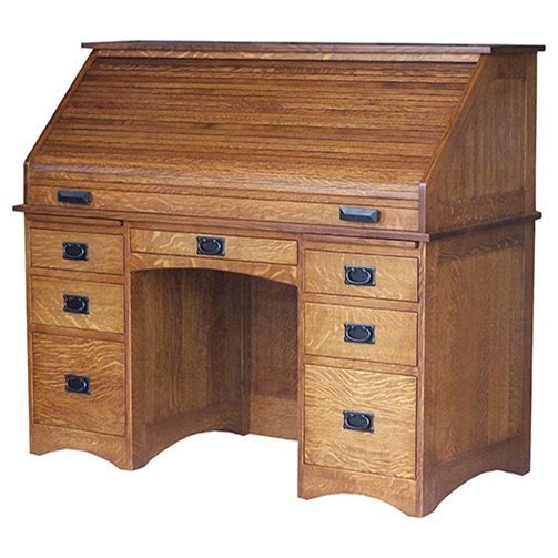 E I Woodworking Mission Mission Rolltop Desk Mueller Furniture