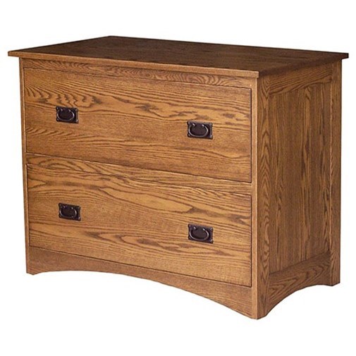 E I Woodworking Mission Mission 2 Drawer Lateral File Mueller