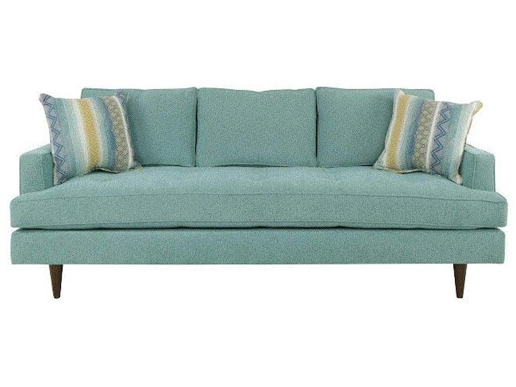 Cindy Mid Century Style Sofa In Pool By Ej Lauren At Sam Levitz Furniture
