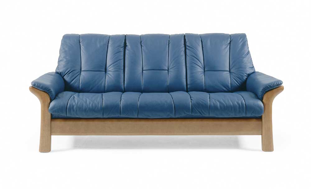 Stressless Stressless Windsor Low Back Reclining Sofa Novello