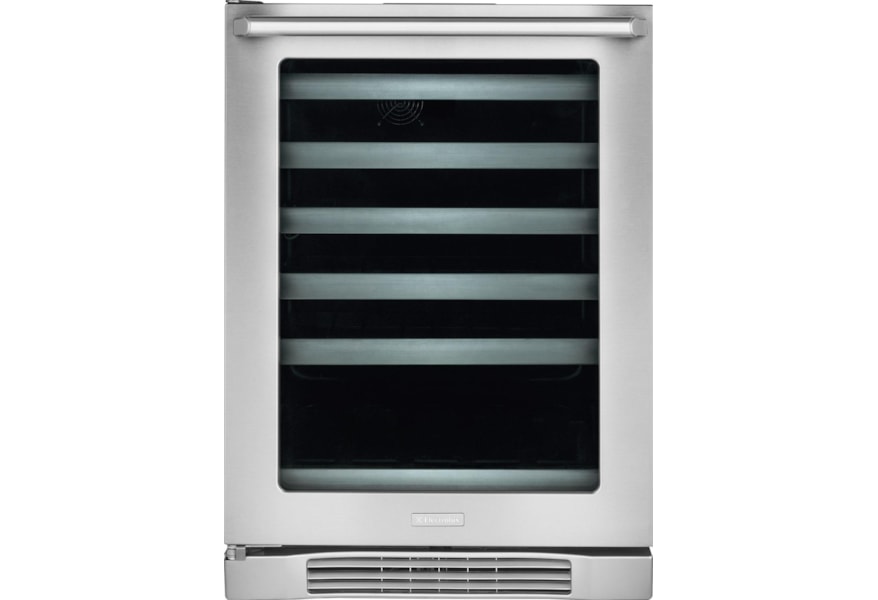 Electrolux 24 Under Counter Wine Cooler Westrich Furniture Appliances Refrigerator Wine Cooler